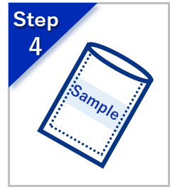 サンプル作成＆評価を示すイメージイラスト