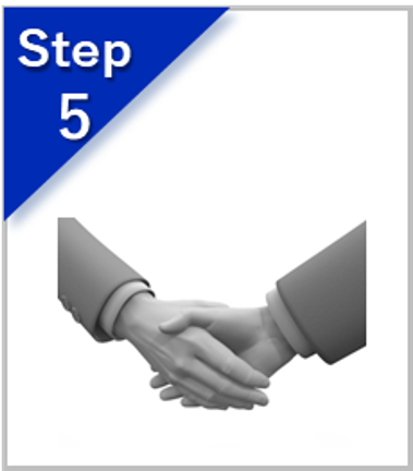 契約成立を示すイメージイラスト