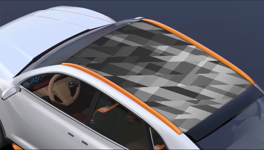 外装ルーフ加飾フィルムのイメージ